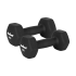 Neopreenkattega malmist hantlite komplekt REBEL ACTIVE HEX, 30 kg (2x1 kg + 2x2 kg + 2x3 kg + 2x4 kg + 2x5 kg)