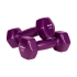 Vinüülkattega malmist HEX-hantlid, REBEL ACTIVE, 2 × 2,5 kg