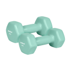 REBEL ACTIVE HEX vinüülkattega malmist hantlid, 2 x 3 kg