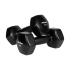 Vinüülkattega malmist hantlite komplekt, REBEL ACTIVE HEX, 30kg (2x1kg+2x2kg+2x3kg+2x4kg+2x5kg)