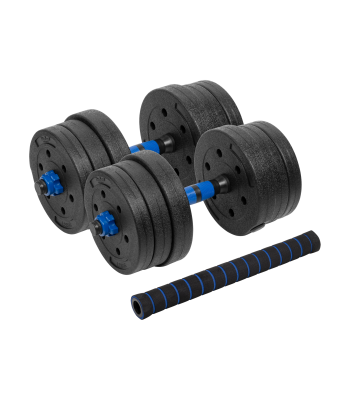 Reguleeritavad bituumenhantlid ühenduslüli ja kangiks muutmise võimalusega, REBEL ACTIVE RB-2300, 2 x 10 kg