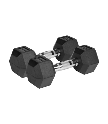Malmist kummiga kaetud hantlid HEX Rebel Active 2x8 kg