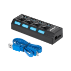 USB-jaotur USB 3.0, 4 porti, Rebel