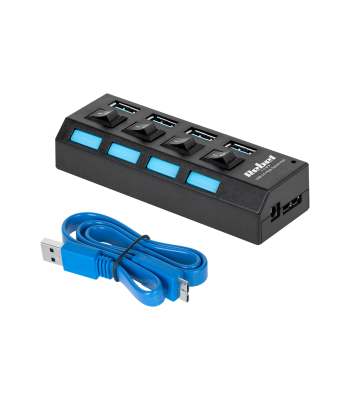 USB-jaotur USB 3.0, 4 porti, Rebel