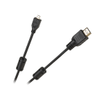 HDMI-kaabel A-tüüpi pistiku ja mikro-HDMI D-tüüpi pistikuga, Cabletech Economic, 1.8m