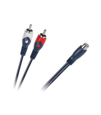RCA-kaabel 1 × RCA-pesa – 2 RCA-pistikut, 0.2m