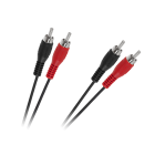 Ühenduskaabel 2 x RCA – 2 x RCA, standard, must, 5m
