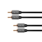 RCA-kaabel Kruger&Matz 2RCA-2RCA 1.8m