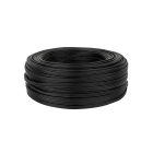 RCA-kaabel, must, 3 x RCA, 100 m rull