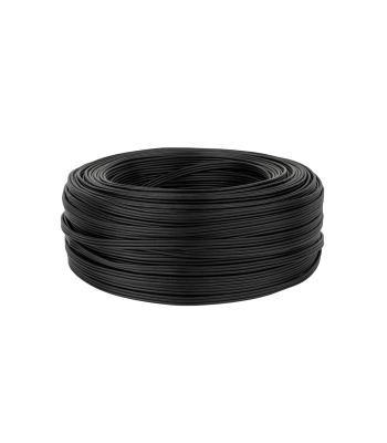RCA-kaabel, must, 3 x RCA, 100 m rull