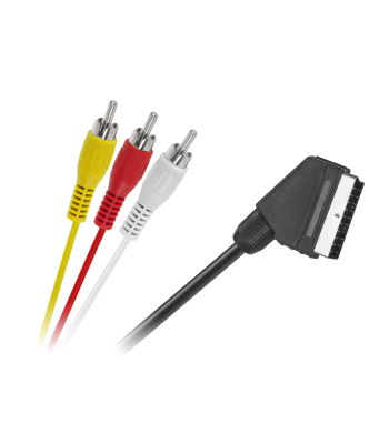 EURO kaabel – 3 x RCA, 1,5m