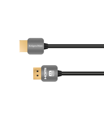 HDMI-kaabel HDMI-pistik–HDMI-pistik (A-A), Kruger&Matz 4K, 1.8m