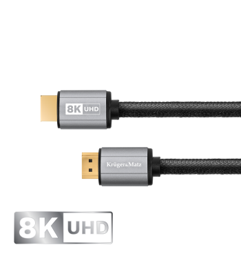Kruger&Matz HDMI-HDMI 2.1 8K kaabel, 1,8 m
