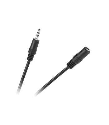 JACK kaabel, pistik–pesa, 3,5 mm, 5 m