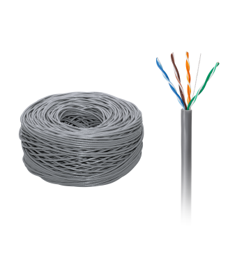 Vaskjuhtmega arvutikaabel UTP Cat5e CABLETECH, 305 m