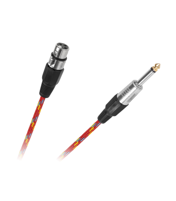 Mikrofonikaabel CANON-pesa – JACK-pistik, 6.3mm 3m
