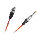 Mikrofonikaabel CANON-pesa – JACK 6.3mm mono-pistik, 5m