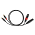 Ühenduskaabel Cabletech XLR–2RCA 1m