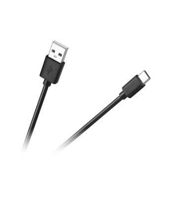 USB A – USB C ühenduskaabel, 3 A, 1 m