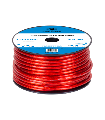 Autokaabel CU+AL Cabletech 12Ga OD4.5mm 25m