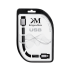 USB–micro USB pesa ja pistikuga kaabel Kruger&Matz, 0,2 m