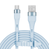 USB–microUSB silikoonkaabel, sinine, Kruger&Matz Basic, KM1270, 1 m