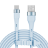 USB-kaabel, silikoonist, sinine, Kruger&Matz Basic, USB-C, KM1268, 1 m