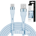 USB-kaabel, silikoonist, sinine, Kruger&Matz Basic, USB-C, KM1268, 1 m