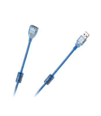 USB 2.0 A–A pikenduskaabel varjestuse ja ferriitfiltriga, 5m