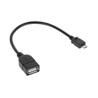 USB-kaabel A-pesa ja micro-USB-pistikuga, 20 cm