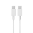 USB-C–USB-C kaabel, valge, 100 cm