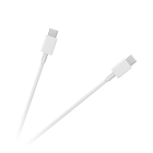 USB-C–USB-C kaabel, valge, 100 cm