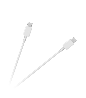 USB-C–USB-C kaabel, valge, 100 cm