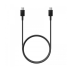 USB-C–USB-C kaabel, must, 100 cm