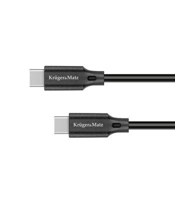 USB-C–USB-C-kaabel Kruger&Matz Basic, 100 W, 1 m