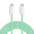USB-C–USB-C kaabel Kruger&Matz Basic, KM1272, 100 W, 1 m, roheline
