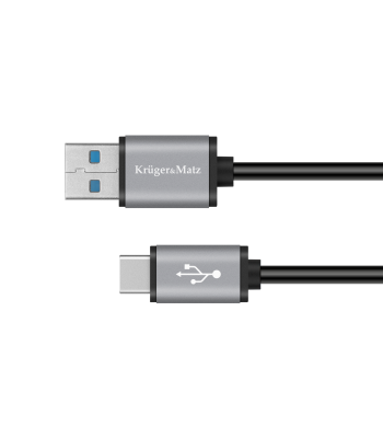 USB 3.0–USB Type-C kaabel Kruger&Matz Basic, 5 Gbps, 1 m