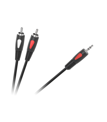 Jack 3,5 mm – 2 RCA kaabel Cabletech Eco-Line 5.0m
