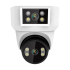 WiFi-kaamera Kruger&Matz Connect C180, 2 objektiivi, PTZ 360°, 2K, Tuya Smart Life, värviline öösel, heli ja AI, 125 x 125 x 146 mm