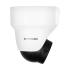 WiFi-kaamera Kruger&Matz Connect C180, 2 objektiivi, PTZ 360°, 2K, Tuya Smart Life, värviline öösel, heli ja AI, 125 x 125 x 146 mm