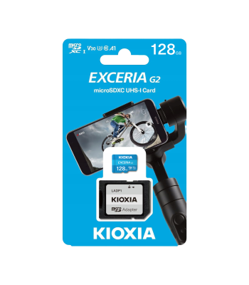 Kioxia microSD UHS-I U1 mälukaart adapteriga, 128 GB
