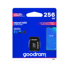 GOODRAM microSD-mälukaart UHS-I adapteriga 256GB