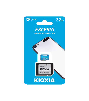 Kioxia microSD-mälukaart adapteriga, 32 GB UHS-I U1