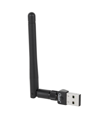 Wi-Fi 802.11 b/g/n USB-võrgukaart välisantenniga Quer KOM0640