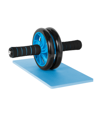 Kahekordne kõhurullik kõhulihaste treenimiseks Rebel Active AB Wheel AB-2