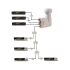 OPTICUM UNICABLE SCR/3LEGACY ROBUST 4UB konverter