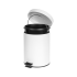 Vannitoa prügikast, valge, 3 l