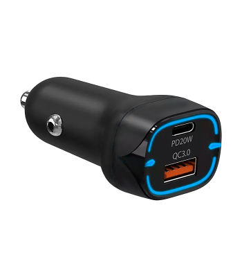 Autolaadija Power Delivery ja Quick Charge funktsiooniga, 38W