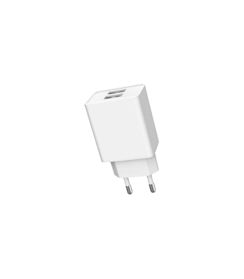Kahe USB-A-pordiga võrgulaadija 2100 mA