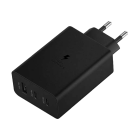 Võrgulaadija Power Delivery ja Quick Charge funktsiooniga, must, 65 W